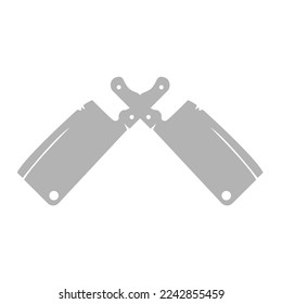 knives icon on a white background, vector illustration