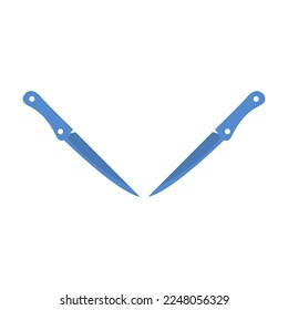 knives icon on a white background. vector illustration