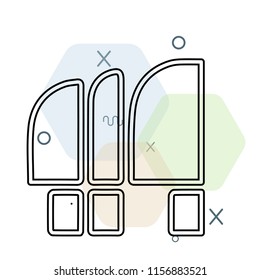 Knives icon vector can be used as png, Knives