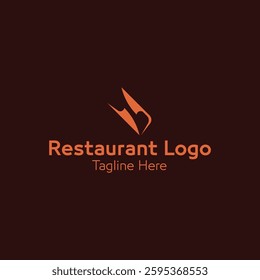 Knives Train Restaurant Logo Design