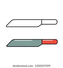knives vector illustration icon set
