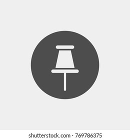 Knob flat vector icon