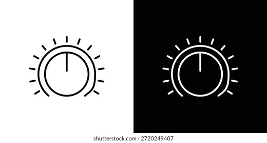 Ícone de botão Design de clip-art. Ícones de linha