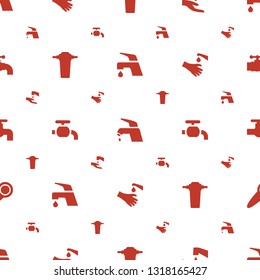 knob icons pattern seamless white background. Included editable filled tap, hands washing, door knob icons. knob icons for web and mobile.
