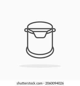 Knock Box Icon. Editable Stroke And Pixel Perfect. Outline Style. Vector Illustration. Enjoy This Icon For Your Project.