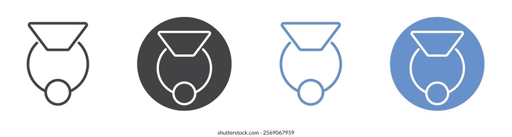 Knock on ports icon vector symbol outline sign