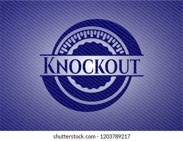 Knockout denim background