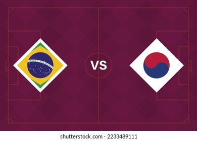 Knockout Stage matches: Brazil Vs South Korea