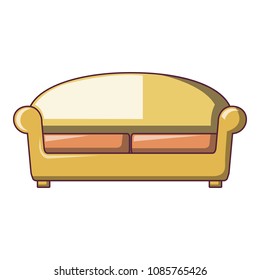 Knole sofa icon. Cartoon of knole sofa vector icon for web design isolated on white background