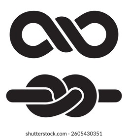 Knot icon vector eps file