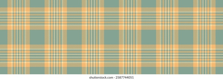 Knot plaid fabric vector, damask texture pattern seamless. Difficult textile tartan background check in pastel and orange colors palette.