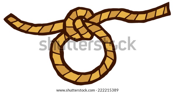 Knot Rope Stylized Vector Illustration Stock Vector (Royalty Free ...