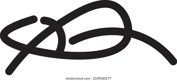 Icono de contorno de pez pequeño