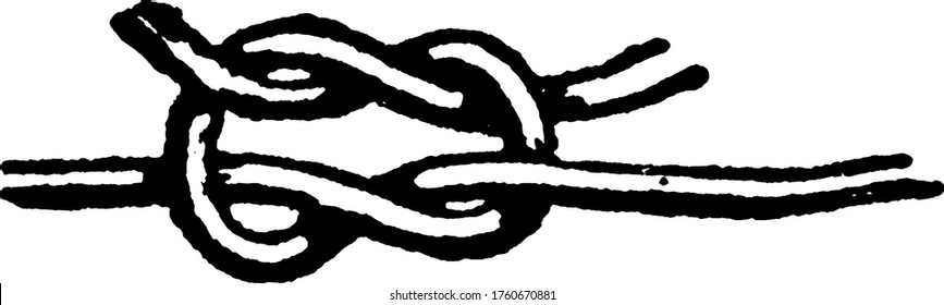 Knots and splices include all the various methods of tying, fastening, and joining ropes or cords. Generally, the requirements of a useful knot may be stated to be that it should neither slip.