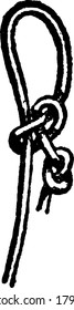 Knots and splices include all the various methods of tying, fastening, and joining ropes or cords. Generally, the requirements of a useful knot may be stated to be that it should neither 'slip' nor '