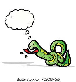 knotted snake cartoon