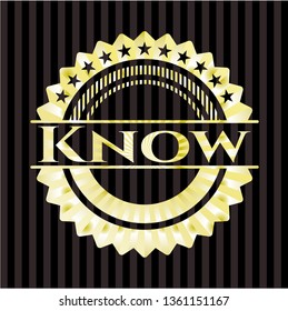 Know golden badge