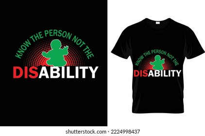 KNOW THE PERSON...AUTISM T SHIRT
