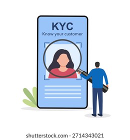 Conheça a ilustração de conceito fundamental digital ou do cliente. Ilustração para site, página inicial, aplicativo móvel, cartaz e banner. Ilustração de vetor na moda plana