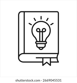 Know-How Outline Icon Vector Illustration