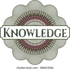 Knowledge abstract rosette