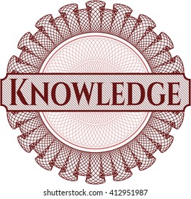 Knowledge abstract rosette