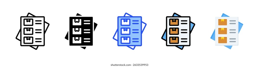 Knowledge Base Icon Collection With Multiple Styles