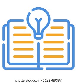 Knowledge Base icon, for web, app, infographic, etc