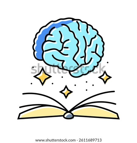 knowledge book succes challenge color icon vector. knowledge book succes challenge sign. isolated symbol illustration