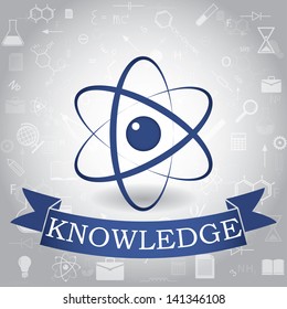knowledge. concept background. vector eps10