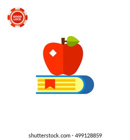 Knowledge Concept Icon with Book