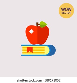 Knowledge Concept Icon with Book