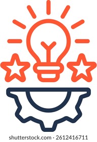 Knowledge Development Icon Color Line Vector Illustration