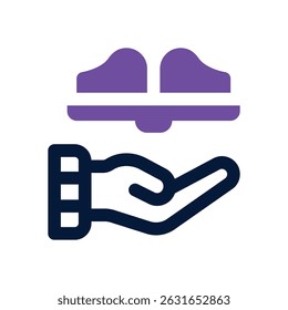 ícone duotônico do conhecimento. Ícone vetorial moderno e elegante para sites, aplicativos móveis, materiais de marketing e design corporativo. Totalmente dimensionável e pronto para uso.