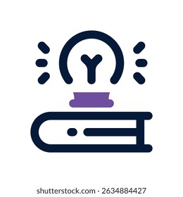 knowledge duotone icon. Sleek and modern vector icon for websites, mobile apps, marketing materials, and corporate design. Fully scalable and ready to use.
