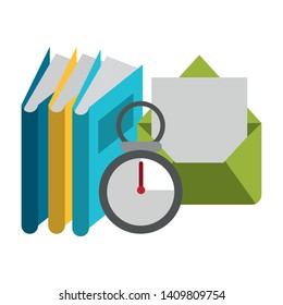 knowledge education concept elements cartoon vector illustration graphic design