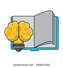 knowledge education idea concept elements cartoon vector illustration graphic design