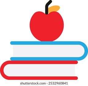 Knowledge Education Study Icon Vector Flat Illustration