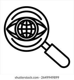 Knowledge Explore vector Single icon 