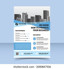 conocimiento de cómo promover la plantilla de diseño de afiches de volante de negocios