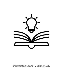 Knowledge icon Art design illustration