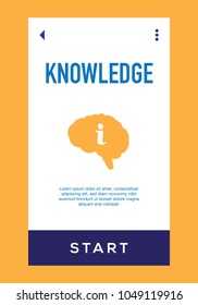 Knowledge Icon Concept