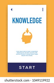 Knowledge Icon Concept