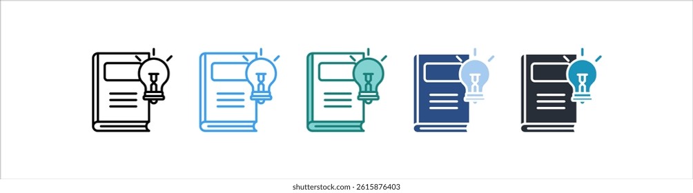 Knowledge Icon In Different Style Vector