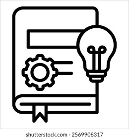 Knowledge Icon Element For Design