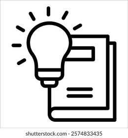 Knowledge Icon Element For Design