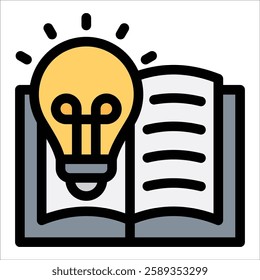 Knowledge Icon Element For Design