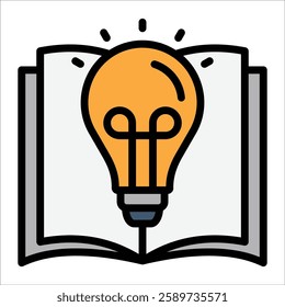 Knowledge Icon Element For Design