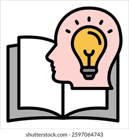 Knowledge Icon Element For Design