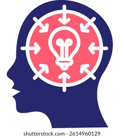 Knowledge Icon Fill Vector Illustration